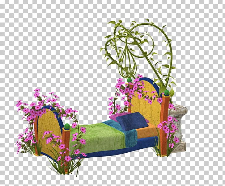 Bed Flower Table Furniture PNG, Clipart, Art, Bed, Bed Frame, Blossom, Chair Free PNG Download