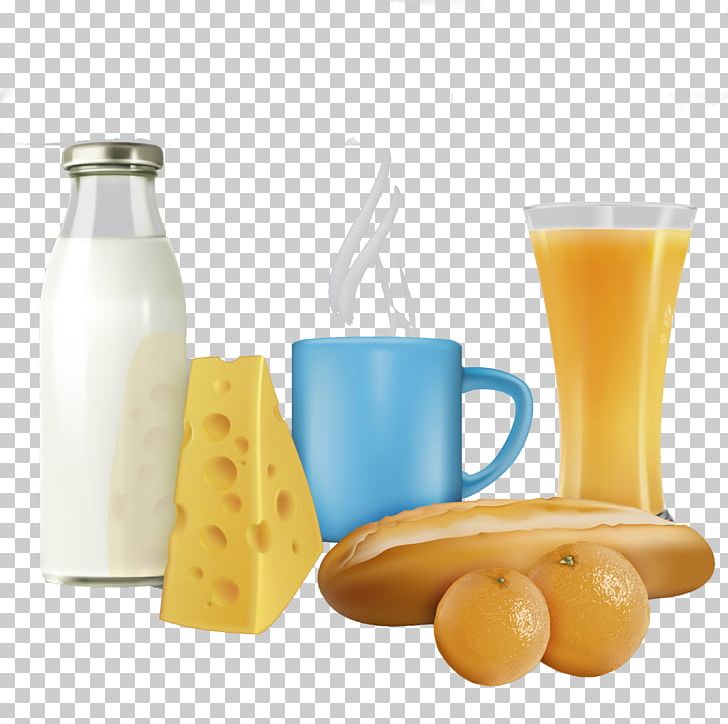 Orange Juice Coffee Smoothie Breakfast Milk PNG, Clipart, Bread, Breakfast, Cheese, Coffee, Dairy Product Free PNG Download