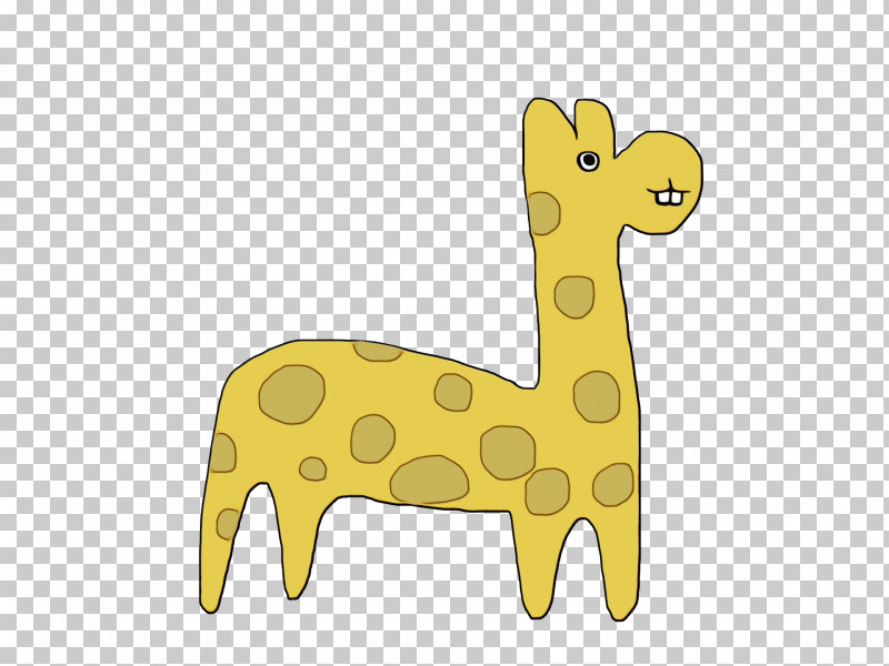 Giraffe Pattern Yellow Animal Figurine Tail PNG, Clipart, Animal Figurine, Biology, Giraffe, Meter, Paint Free PNG Download
