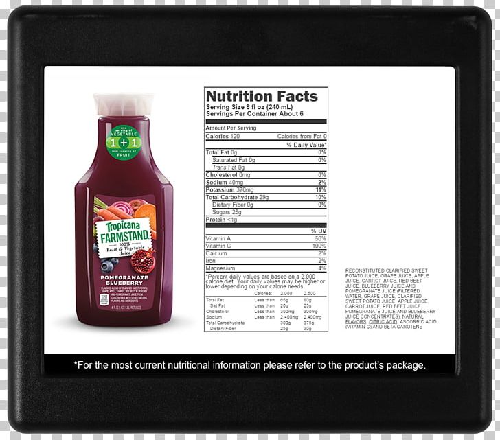 Vegetable Juice Tropicana Products Fluid Ounce Brand PNG, Clipart, Banana, Blueberry, Bottle, Brand, Fluid Ounce Free PNG Download