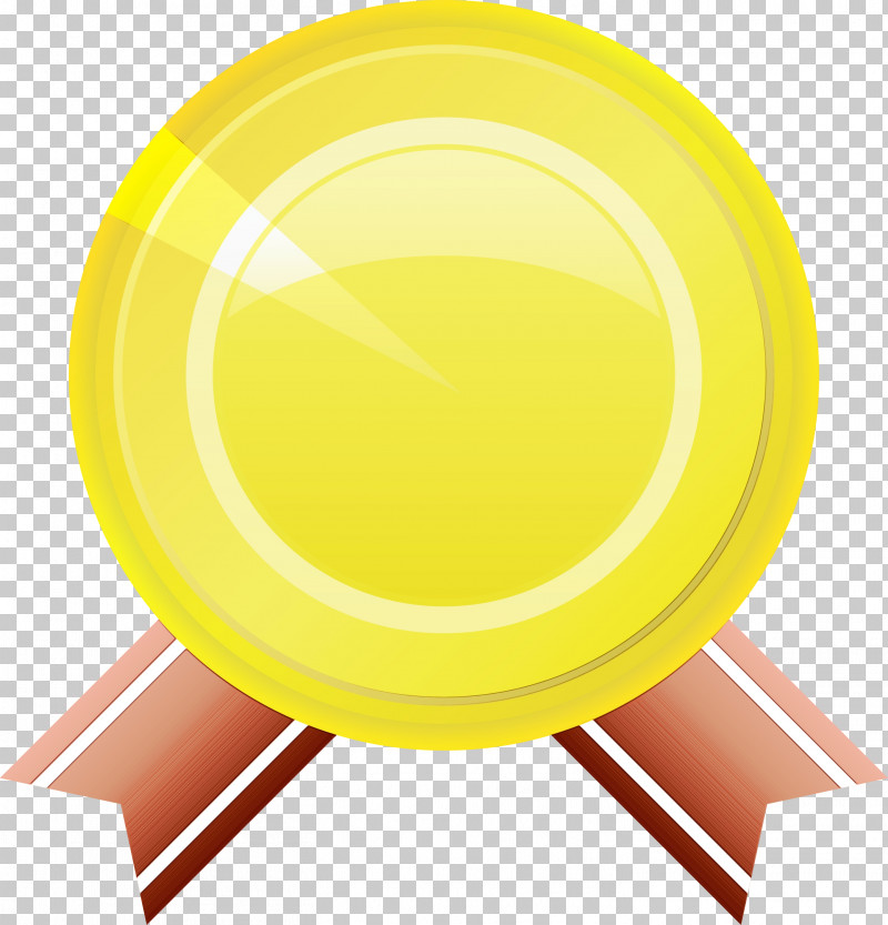 Yellow Circle PNG, Clipart, Blank Badge, Circle, Gold Badge, Paint, Ribbon Badge Free PNG Download