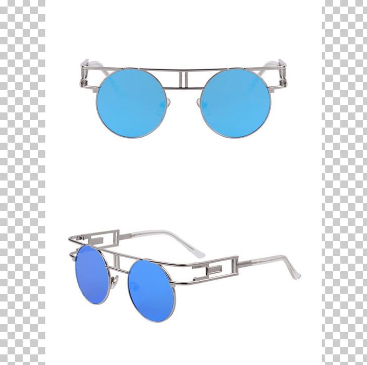 Goggles Sunglasses Eyewear Retro Style PNG, Clipart, Aqua, Azure, Blue, Clothing, Eyewear Free PNG Download