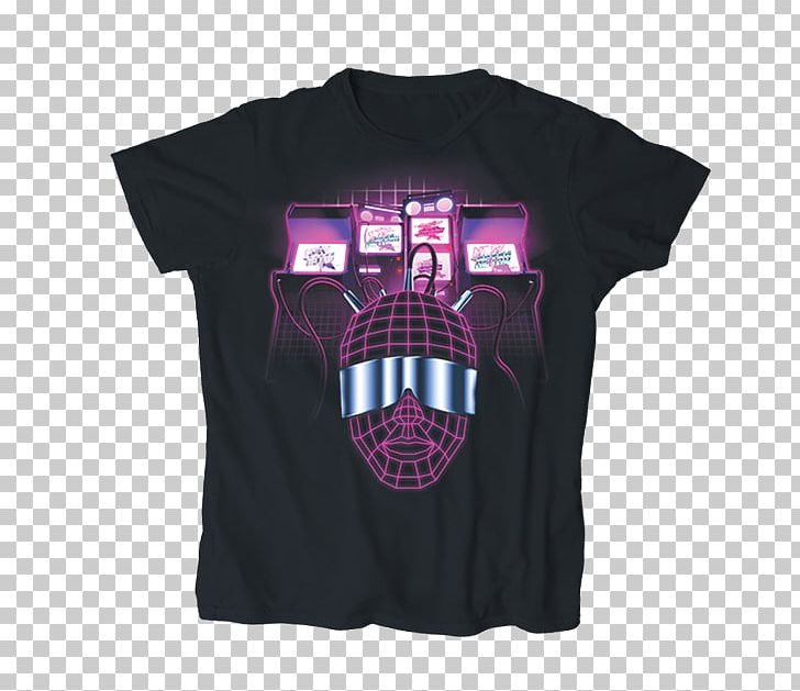 T-shirt Vaporwave Synthwave Aesthetics PNG, Clipart, Aesthetics, Black, Brand, Clothing, Logo Free PNG Download