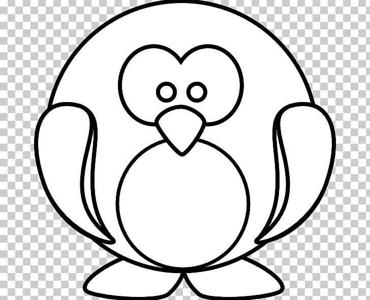 Penguin Black And White PNG, Clipart, Beak, Black, Black And White, Cartoon,  Circle Free PNG Download