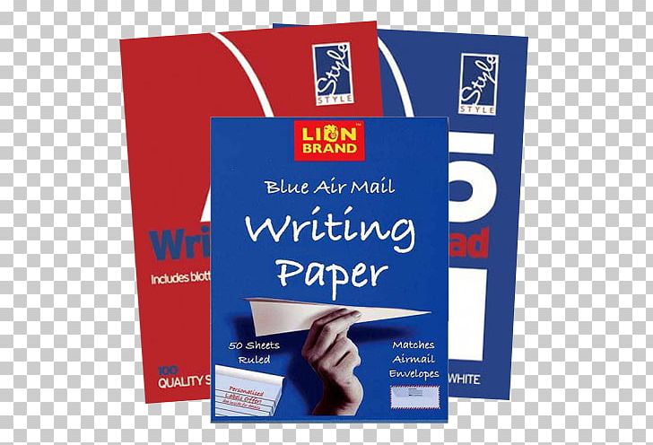 Printing And Writing Paper Airmail Standard Paper Size Notebook PNG, Clipart, Advertising, Airmail, Brand, Envelope, Lion Brand Free PNG Download