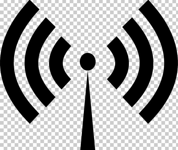 Aerials Wi-Fi Computer Icons PNG, Clipart, Antenna, Black And White, Brand, Circle, Computer Free PNG Download