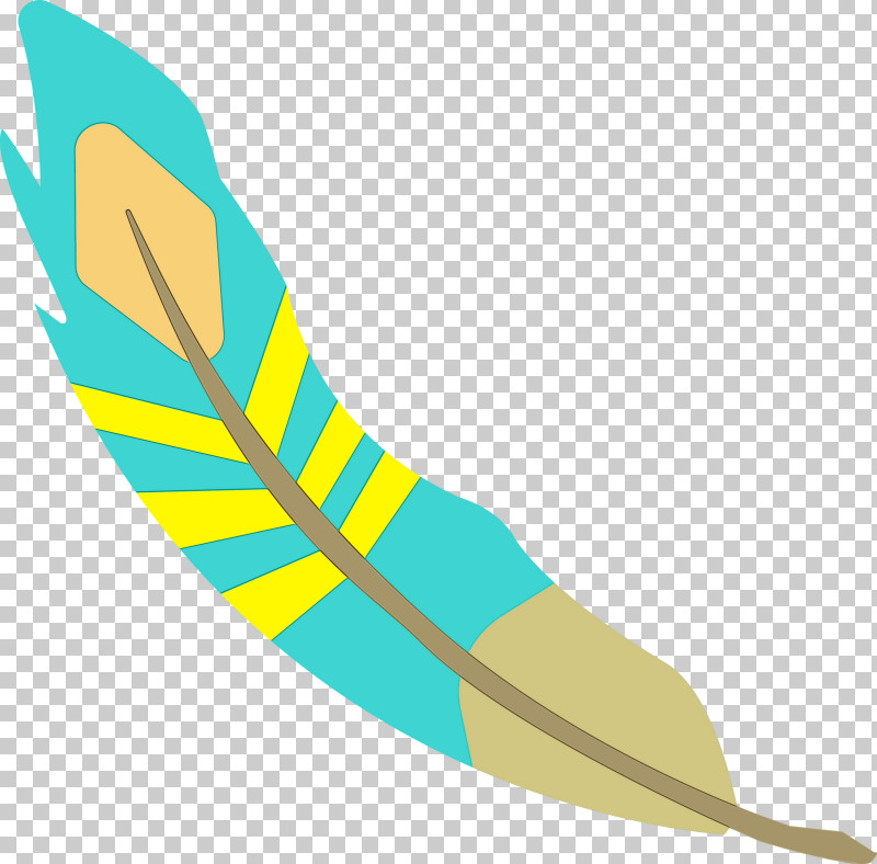 Yellow Line PNG, Clipart, Cartoon Feather, Line, Paint, Vintage Feather, Watercolor Free PNG Download