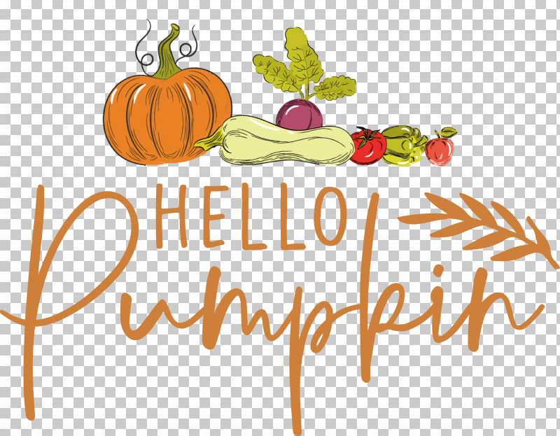 Hello Pumpkin Autumn Thanksgiving PNG, Clipart, Autumn, Food Group, Local Food, Meter, Natural Food Free PNG Download