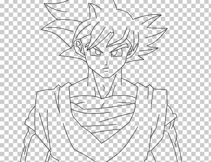 Goku Gohan Line Art Beerus Vegeta PNG, Clipart, Angle, Anime, Arm, Artwork, Black Free PNG Download