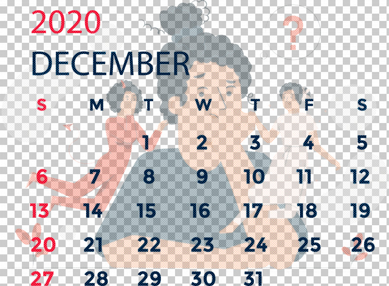 December 2020 Printable Calendar December 2020 Calendar PNG, Clipart, Behavior, Cartoon, Communication, December 2020 Calendar, December 2020 Printable Calendar Free PNG Download