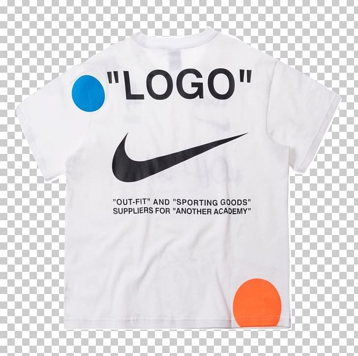 T-shirt Off-White Brand Product Design Logo PNG, Clipart, Brand, Clothing, Logo, Nike, Offwhite Free PNG Download