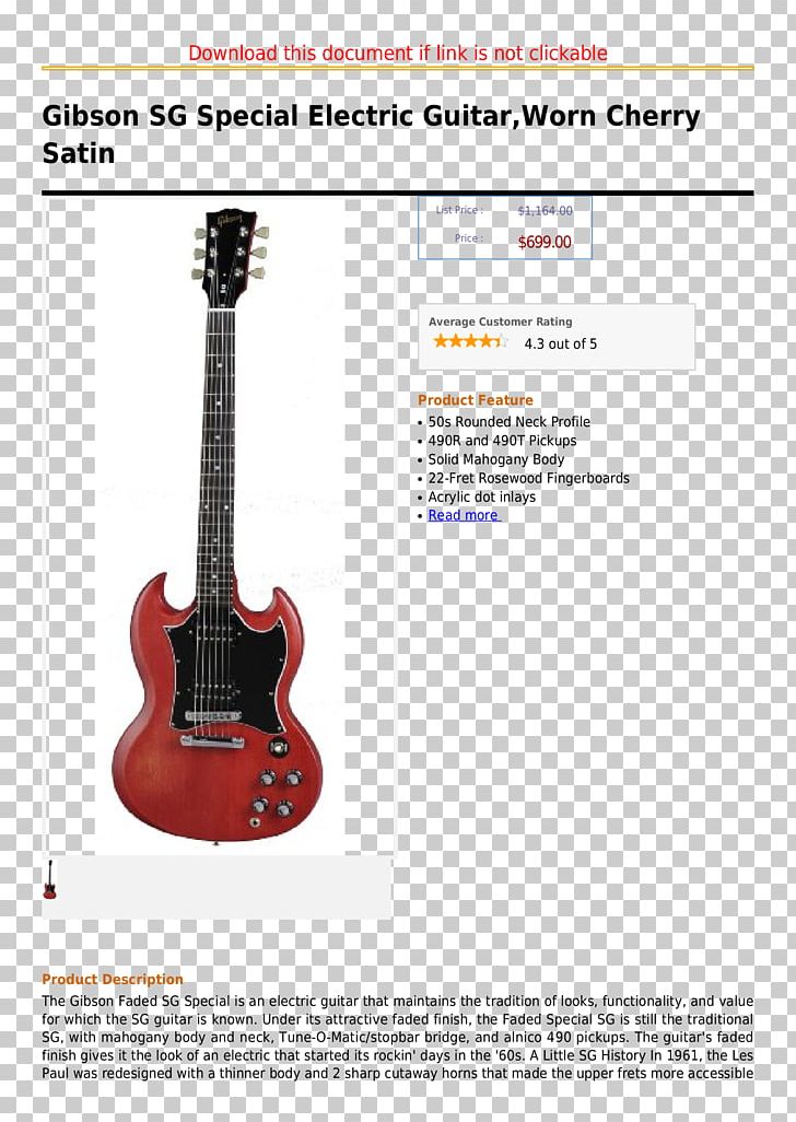 Acoustic Guitar Gibson SG Special Epiphone G-400 Gibson Les Paul Doublecut Gibson Les Paul Special PNG, Clipart, Acoustic Electric Guitar, Cherry, Cutaway, Epiphone, Gibson Free PNG Download