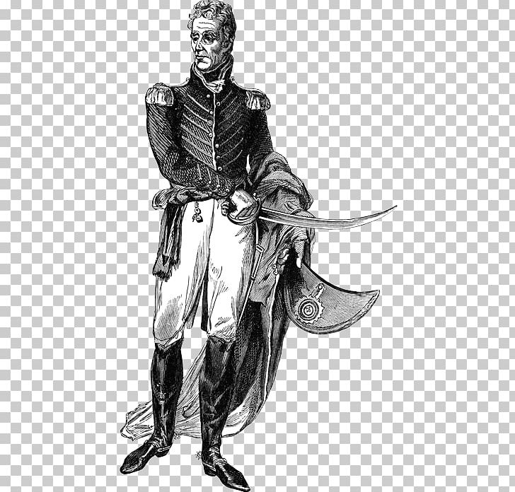President Of The United States Andrew Jackson PNG, Clipart, Andrew Jackson, Armour, Black And White, Cold Weapon, Costume Free PNG Download