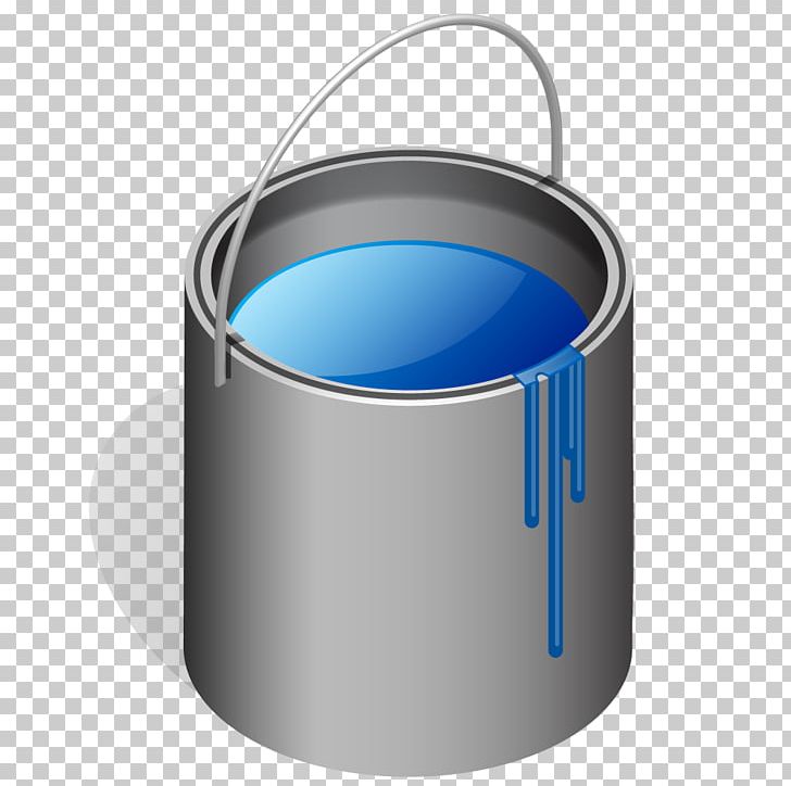 Paint Bucket Blue PNG, Clipart, Angle, Blue, Blue Can Cliparts, Brush, Bucket Free PNG Download
