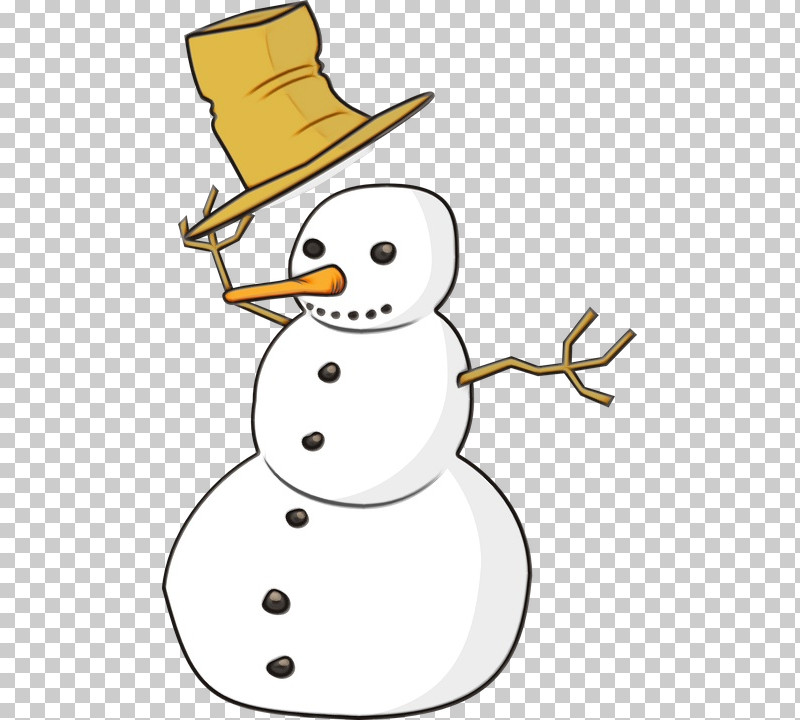 Snowman PNG, Clipart, Cartoon, Line Art, Paint, Snowman, Watercolor Free PNG Download