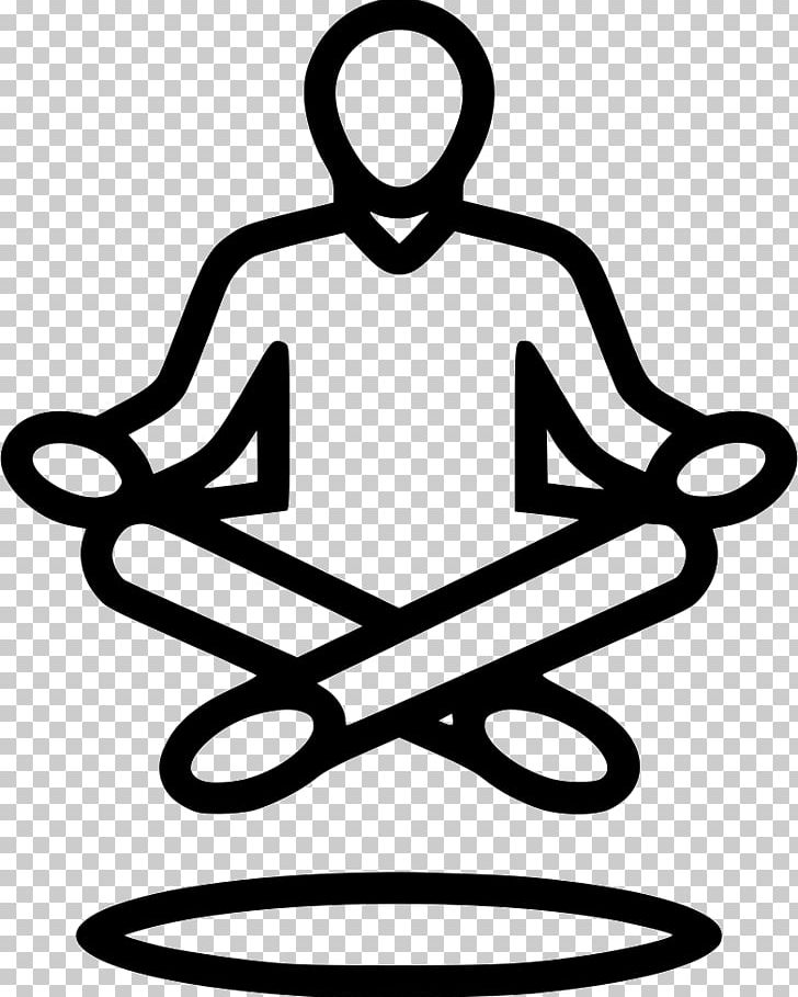 Computer Icons Meditation Yoga PNG, Clipart, Area, Artwork, Black And White, Cdr, Circle Free PNG Download