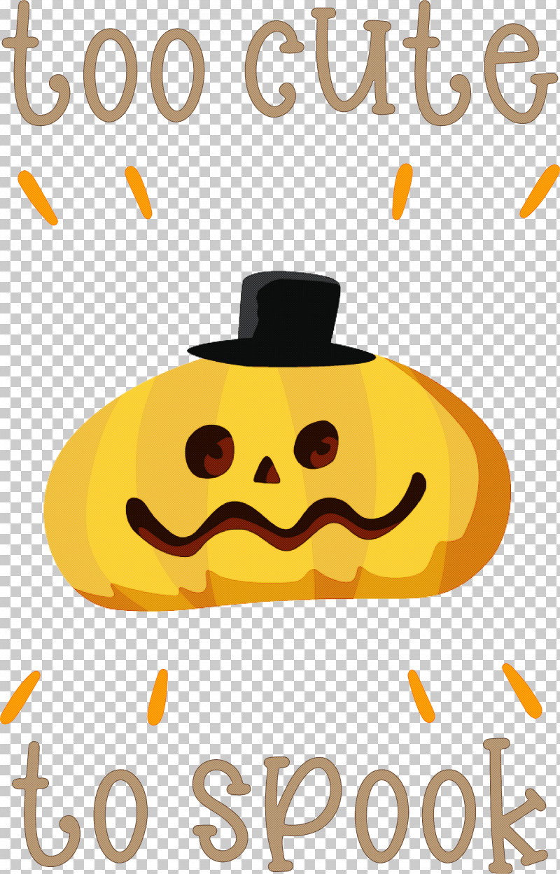 Halloween Too Cute To Spook Spook PNG, Clipart, Emoticon, Geometry, Halloween, Happiness, Line Free PNG Download