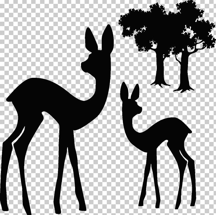 Reindeer Antelope Horse Camel Antler PNG, Clipart, Anim, Antelope, Antler, Black And White, Camel Free PNG Download