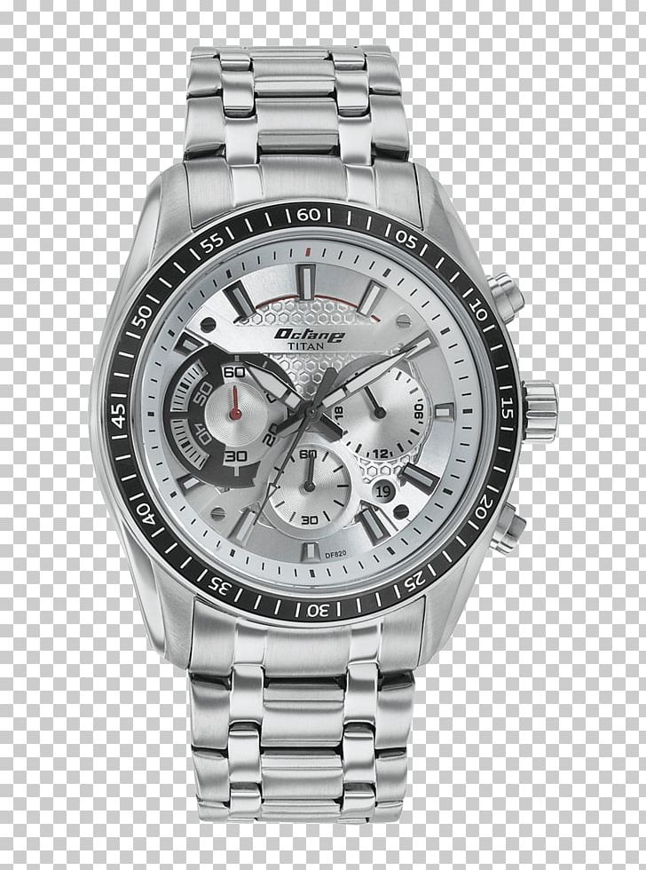 Silver Analog Watch Titan Company Clock PNG, Clipart, Analog Watch, Brand, Chronograph, Clock, Clothing Accessories Free PNG Download
