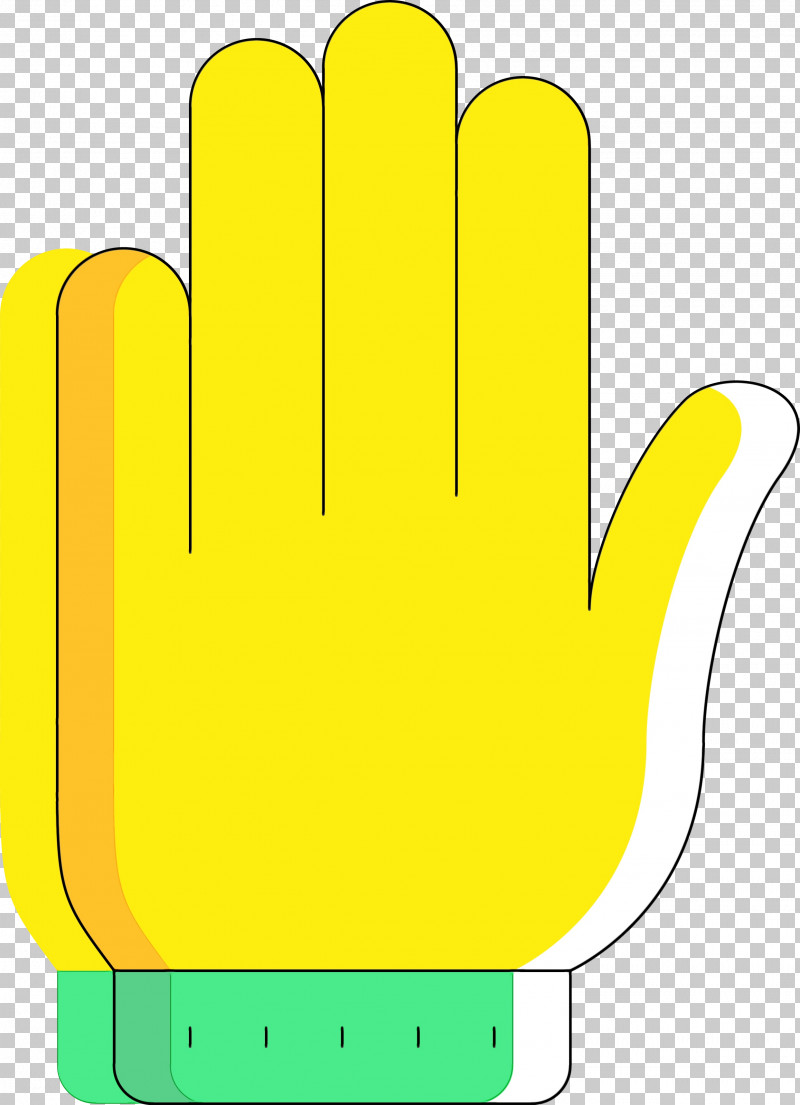 Yellow Green Line Glove Hand PNG, Clipart, Cloth, Finger, Gesture, Glove, Green Free PNG Download