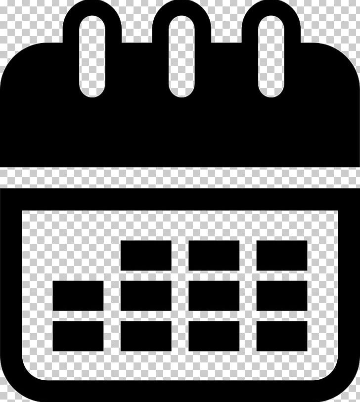Calendar Date Symbol Computer Icons Time PNG, Clipart, Administration, Area, Black, Black And White, Brand Free PNG Download