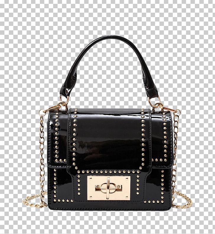 Handbag Patent Leather Messenger Bags PNG, Clipart, Bag, Bicast Leather, Black, Brand, Chain Free PNG Download