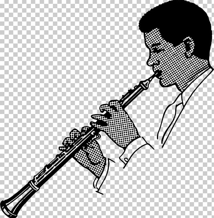 Oboe Drawing PNG, Clipart, Bass, Black And White, Cartoon, Clarinet, Clarinet Family Free PNG Download