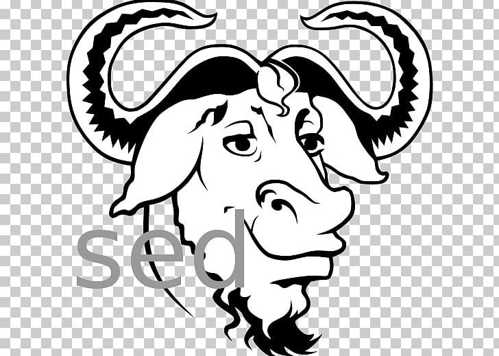 GNU/Linux Naming Controversy GNU Project Free Software Foundation PNG, Clipart, Artwork, Black And White, Cattle Like Mammal, Emotion, Face Free PNG Download