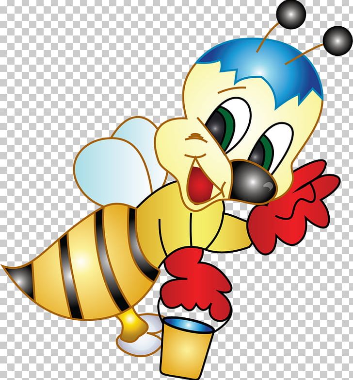 Honey Bee Cartoon PNG, Clipart, Art, Artwork, Beak, Bee, Bee Hive Free PNG Download