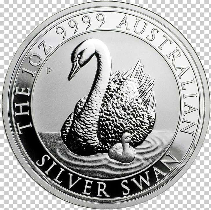 Silver Coin Silver Coin Cygnini Perth Mint PNG, Clipart, Australia, Australian Dollar, Black And White, Coin, Com Free PNG Download