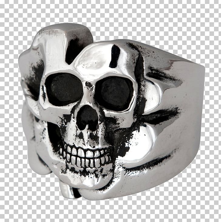 Silver Skull Body Jewellery PNG, Clipart, Body Jewellery, Body Jewelry, Bone, Jewellery, Ring Free PNG Download