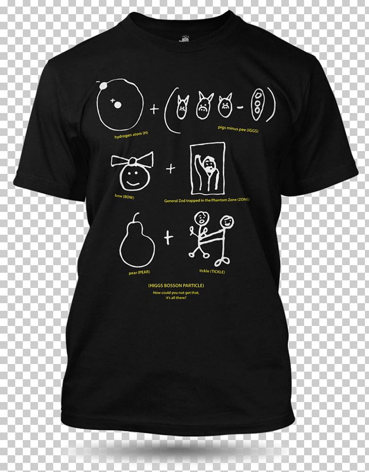 T-shirt Tričko Higgs Boson Particle Pánské Tričko Higgs Boson Particle Pánské PNG, Clipart, Active Shirt, Big Bang Theory, Black, Boson, Brand Free PNG Download