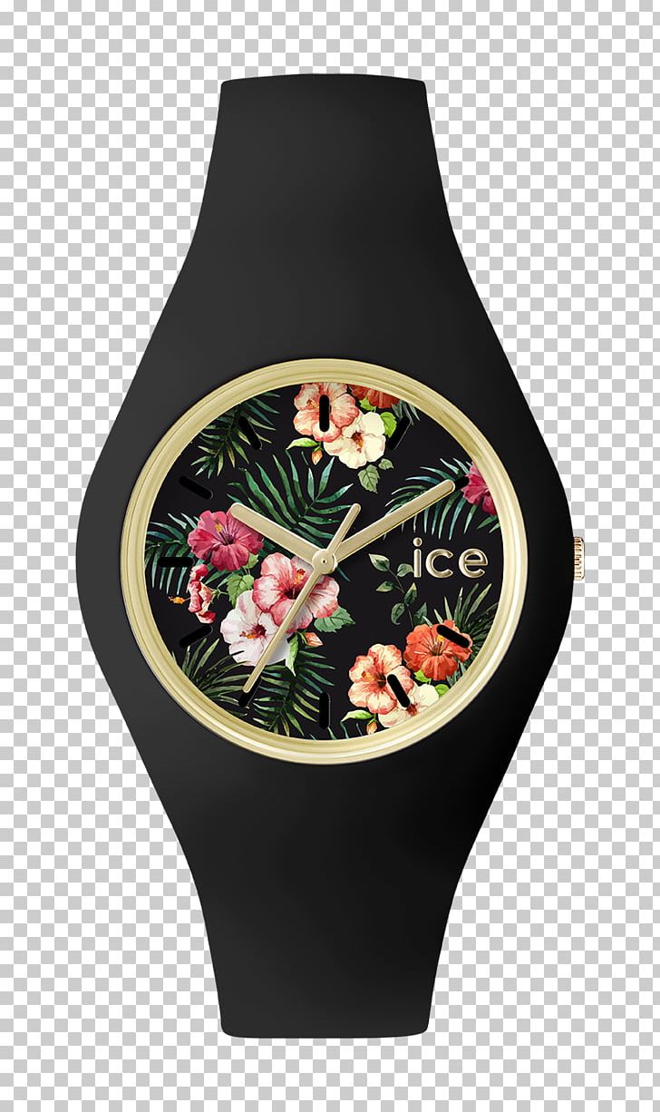 Ice Watch Flower Jewellery Analog Watch PNG, Clipart, Accessories, Analog Watch, Clock, Femme, Floral Design Free PNG Download