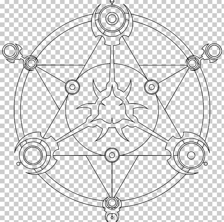 Magic Circle Line Art PNG, Clipart, Angle, Area, Artwork, Auto Part, Bicycle Wheel Free PNG Download