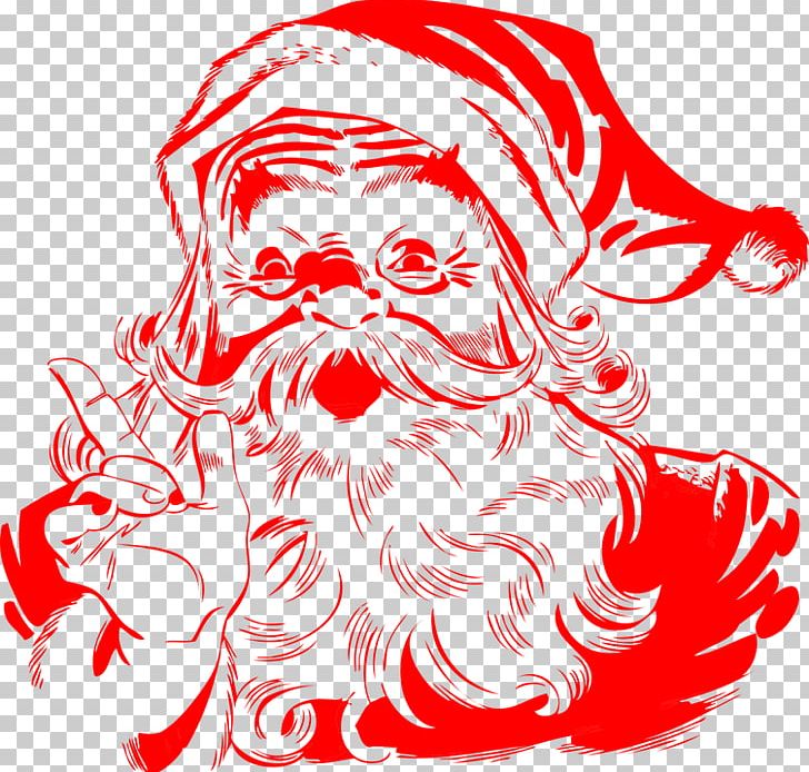 Santa Claus Red Vintage PNG, Clipart, Christmas, Holidays, Santa Claus Free PNG Download