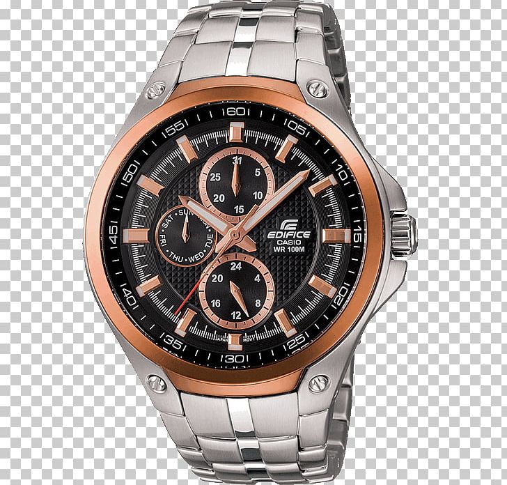 Casio Edifice Watch Chronograph Jewellery PNG, Clipart, Brand, Brown, Casio, Casio Edifice, Casio Edifice Ef539d Free PNG Download