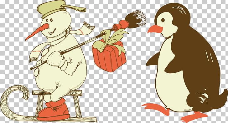 Santa Claus Christmas Card PNG, Clipart, Art, Beak, Bird, Cartoon, Chicken Free PNG Download