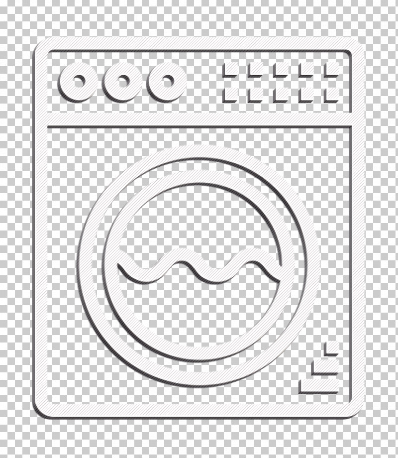 Washing Machine Icon Furniture And Household Icon Home Equipment Icon PNG, Clipart, Blackandwhite, Circle, Furniture And Household Icon, Home Equipment Icon, Logo Free PNG Download