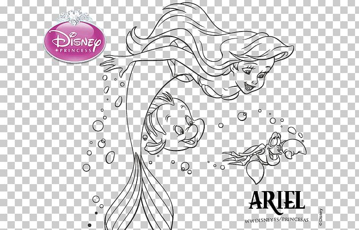Ariel Rapunzel Sebastian Coloring Book Drawing PNG, Clipart, Aladdin, Black, Disney Princess, Face, Fictional Character Free PNG Download