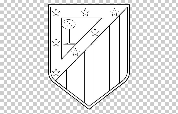 Real Madrid C.F. Atlético Madrid Paris Saint-Germain F.C. France Ligue 1 Écusson PNG, Clipart, Angle, Black And White, Circle, Coat Of Arms, Coloring Book Free PNG Download