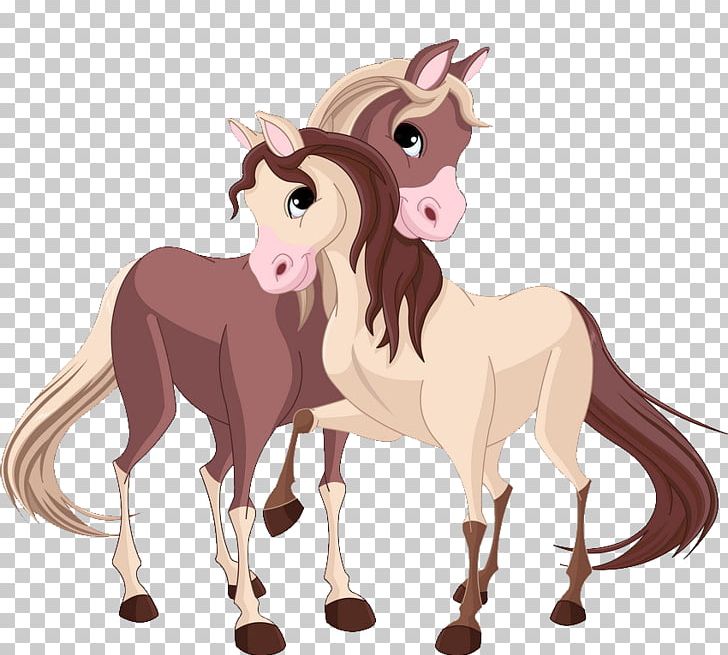 Horses Mare Foal PNG, Clipart, Animals, Cartoon, Cuteness, Equestrianism, Fictional Character Free PNG Download