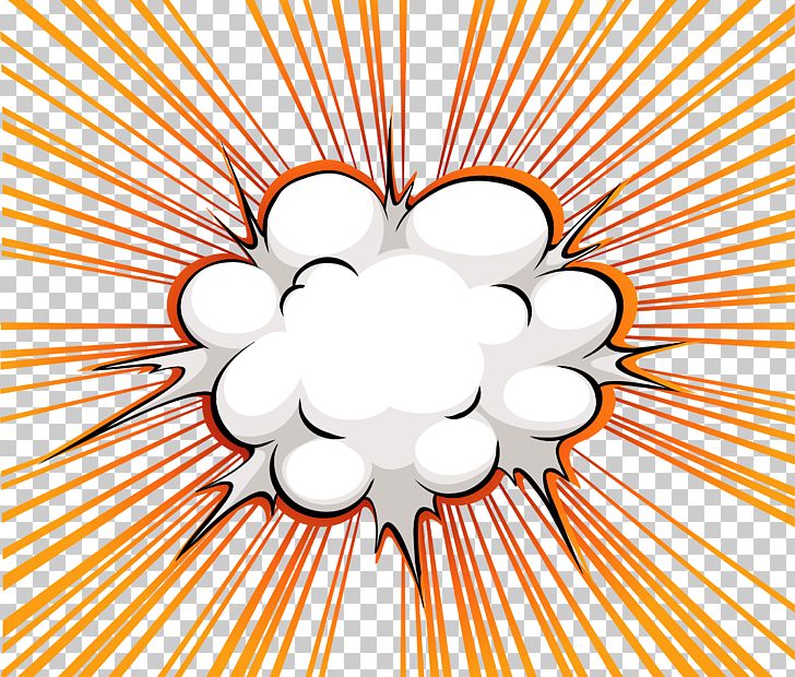 Orange Explosion Ray PNG, Clipart, Cartoon, Circle, Comic Book, Comics, Daily Comic Strip Free PNG Download