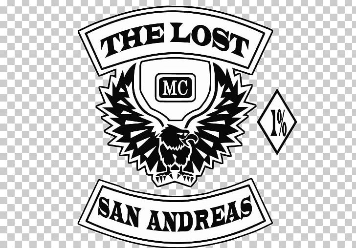 Grand Theft Auto IV: The Lost And Damned Grand Theft Auto: The Ballad Of Gay Tony Grand Theft Auto V Grand Theft Auto: San Andreas Niko Bellic PNG, Clipart, Area, Black And White, Brand, Carl Johnson, Emblem Free PNG Download