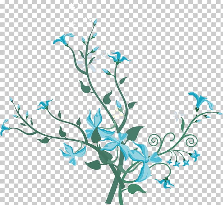 Flower Petal Wall Floral Design PNG, Clipart, Blue, Branch, Cicek, Dali, Drawing Free PNG Download