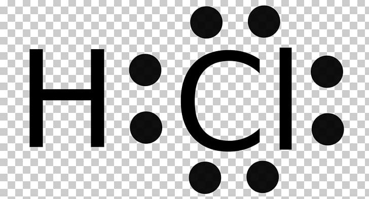 Lewis Structure Hydrogen Chloride Chemical Bond Covalent Bond Hydrochloric Acid PNG, Clipart, Angle, Black And White, Brand, Chemical Bond, Chemical Structure Free PNG Download