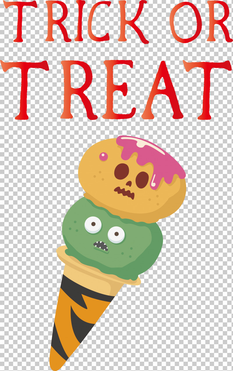Trick Or Treat Trick-or-treating Halloween PNG, Clipart, Cartoon, Cone, Cream, Halloween, Happiness Free PNG Download