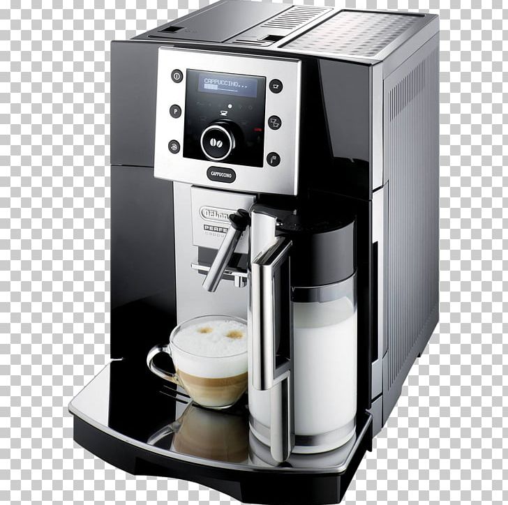Espresso Machines Latte Cappuccino De'Longhi PNG, Clipart, Cappuccino, Coffee Cup, Coffee Machine, Coffeemaker, Delonghi Free PNG Download