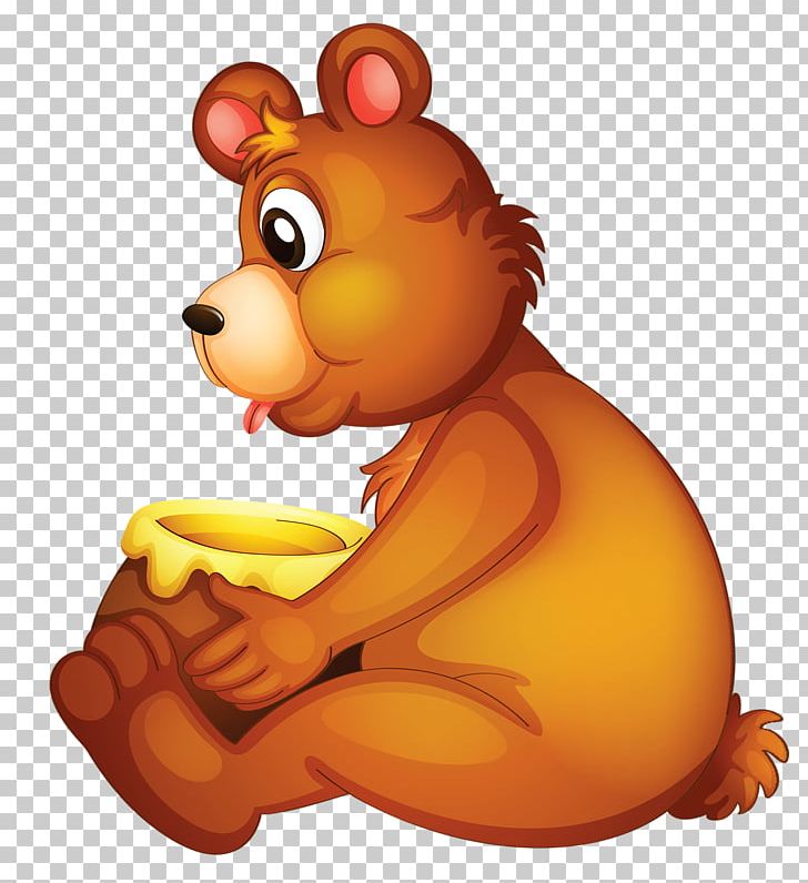 Brown Bear Bee Illustration PNG, Clipart, Animals, Art, Balloon Cartoon, Big Cats, Carnivoran Free PNG Download