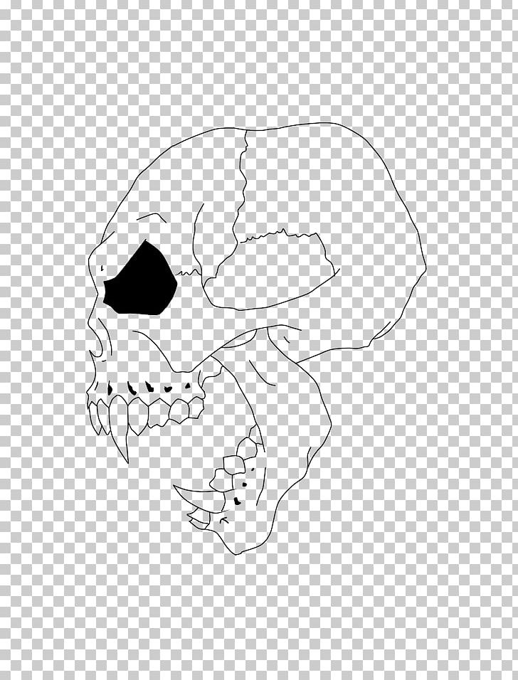 Ear Line Art Skull Sketch PNG, Clipart, Arm, Artwork, Black, Black And White, Bone Free PNG Download