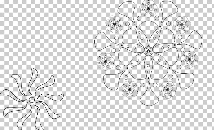 Petal Floral Design White Flower Pattern PNG, Clipart, Area, Black, Black And White, Body Jewellery, Body Jewelry Free PNG Download